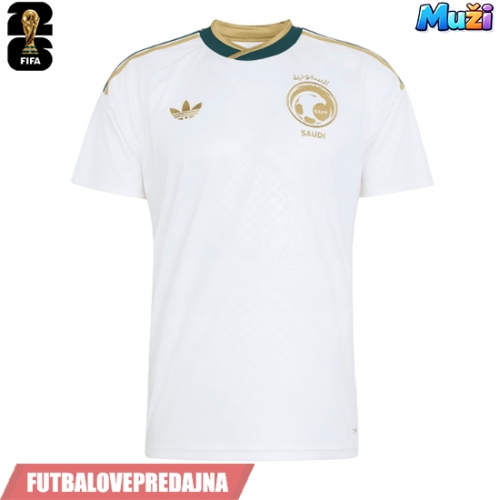 Lacne Muži Futbalové dres Saudská Arábia MS 2026 Krátky Rukáv - Preč